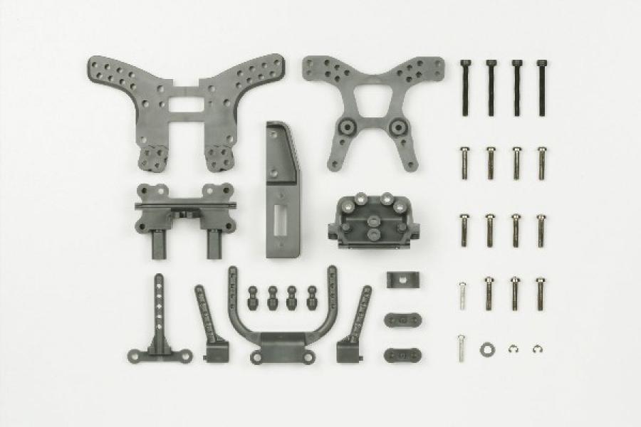 Tamiya GB-01 racing damper stay varaosa