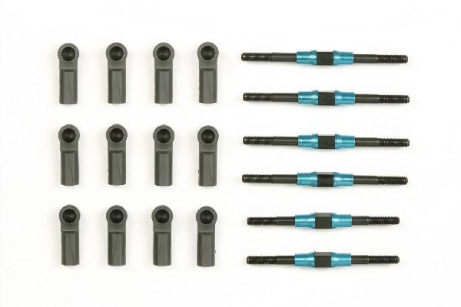 Tamiya DF-03 Hard turnbuckle shaft varaosa