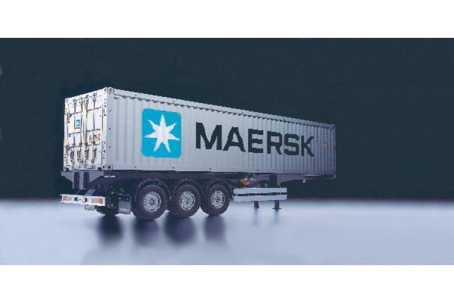 Tamiya 1/14 40ft MAERSK Container Trailer konttitraileri