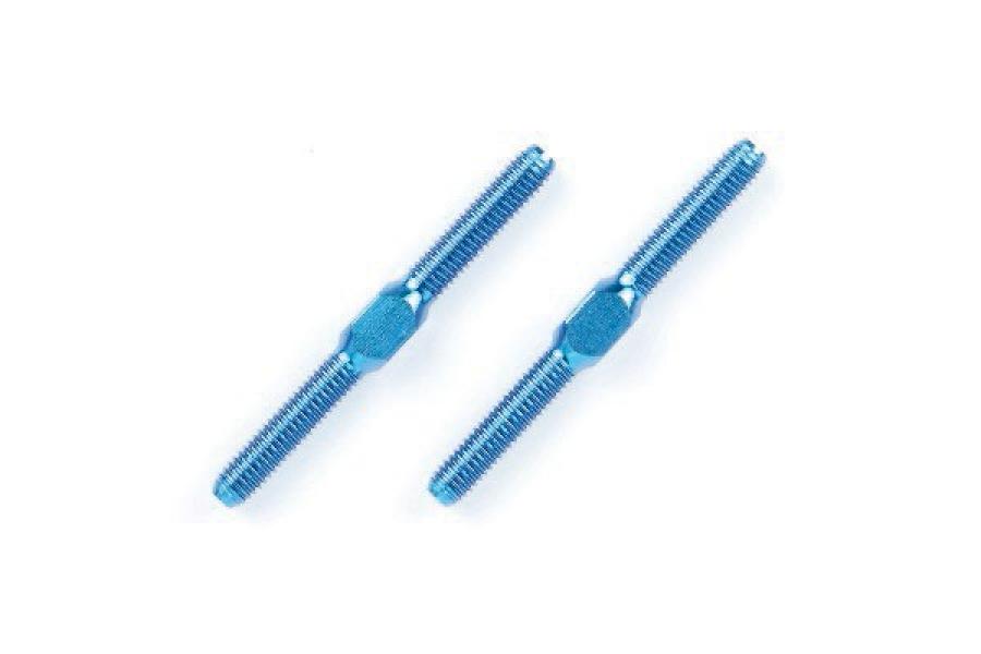 Tamiya 3x32mm Blue titan turnbuckle 2stk varaosa