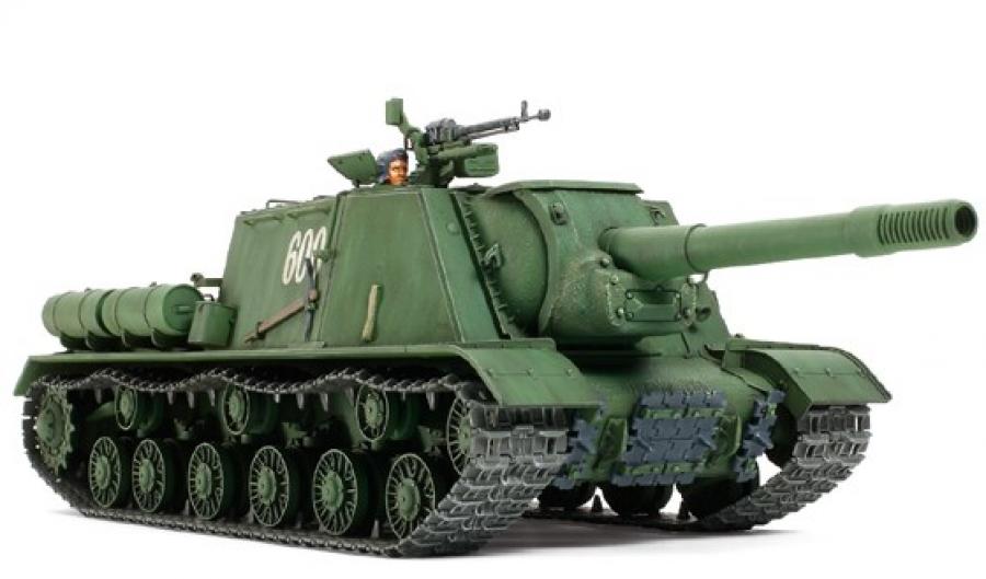 Tamiya 1/35 Russian Heavy SP Gun JSU-152 pienoismalli