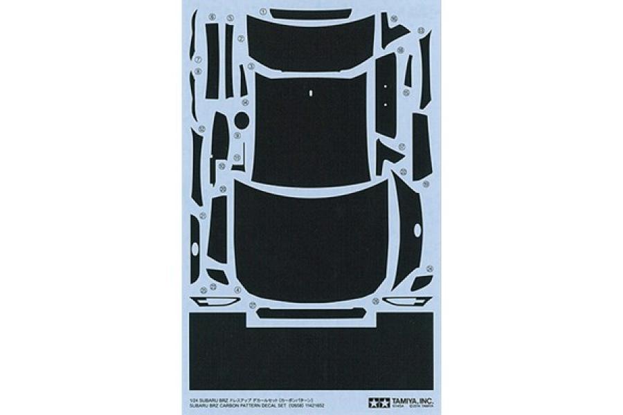 1/24 SUBARU BRZ CARBON DECAL