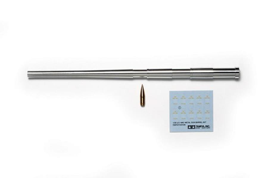 Tamiya 1/35 Scale U.S. M40 Metal Gun Barrel Set lisätarvike