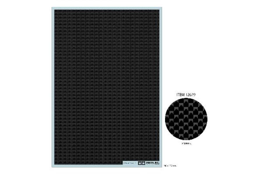 Tamiya Carbon Pattern Decal (Plain Weave/Fine) Item No: 12679 detaljointi   