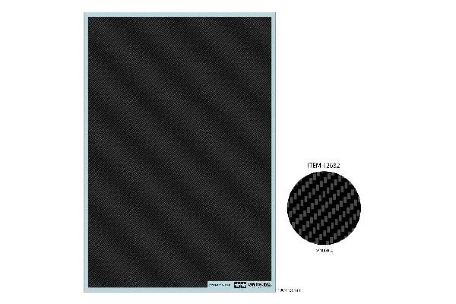 Tamiya Carbon Pattern Decal (Twill Weave/Extra Fine) Item No: 12682 detaljointi   