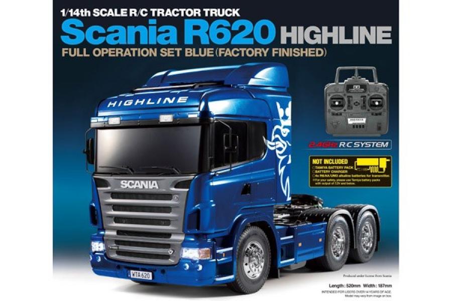 1:14 R/C Full Option - Scania R620 Blue