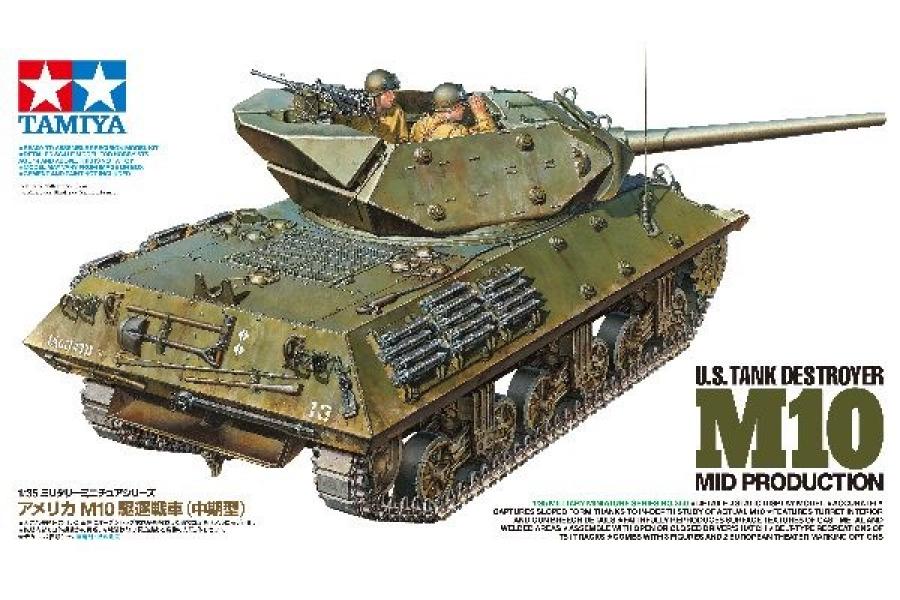 Tamiya 1/35 US M10 Mid Production pienoismalli