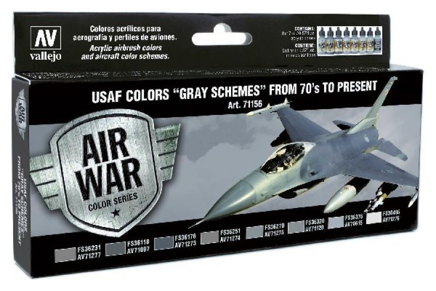 USAF Colors "Gray Schemes" 70's-present