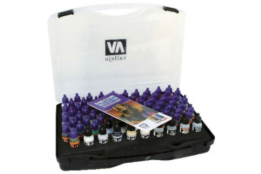Mecha Color Maalisettisalkku, 80 maalia (80x17ml)