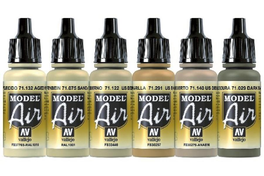 Us Modern Desert Colors 6X17ml