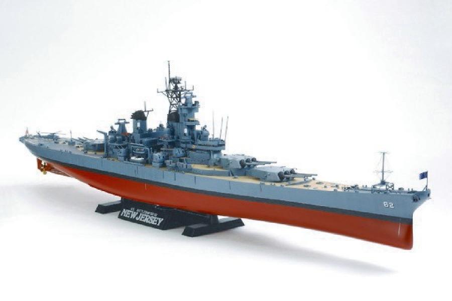 Tamiya 1/350 U.S. Battleship BB-62 New Jersey (w/Detail Up Parts) pienoismalli