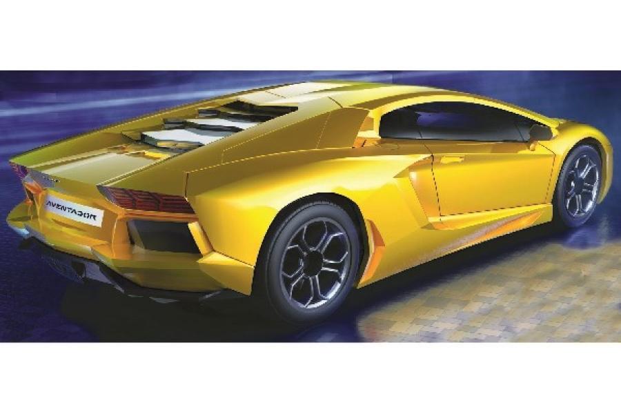 QUICKBUILD Lamborghini Aventador - Yellow