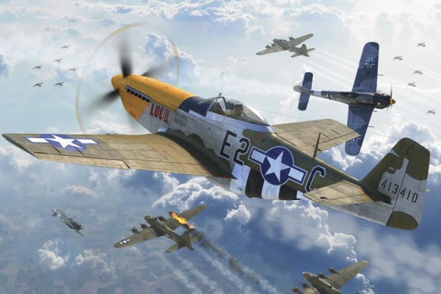 Airfix 1/48 North American P51-D Mustang (Filletless Tails)