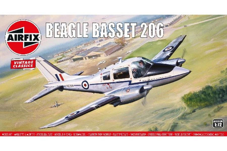 Airfix 1/72 Beagle Basset 206 (vintage classics)