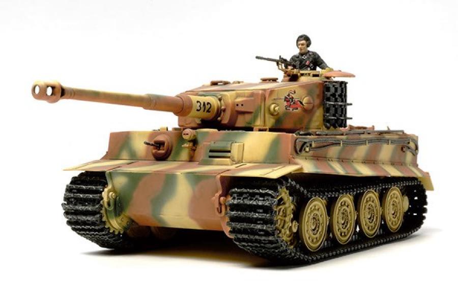 Tamiya 1/48 German Tiger I late production pienoismalli