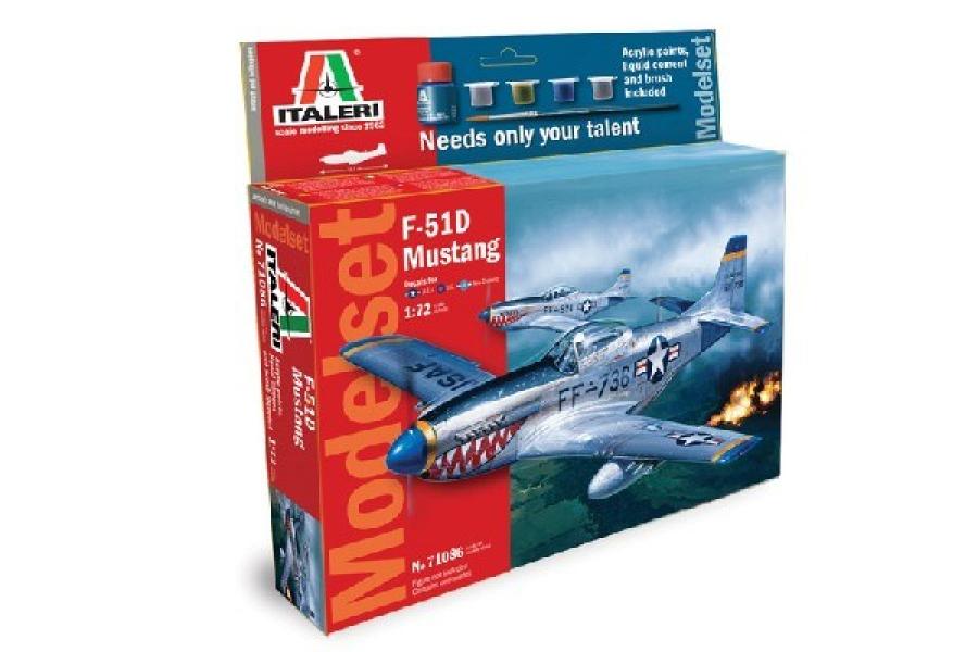 Italeri 1/72 F-51D Mustang (Modelset)