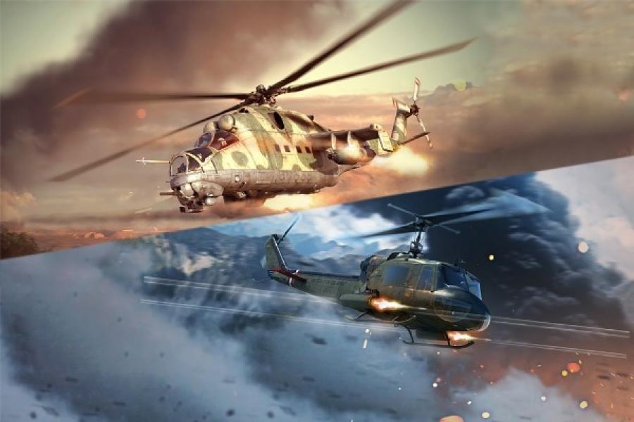 Italeri 1:72 UH-1C & MIL MI-24D