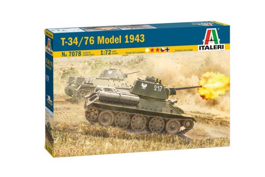 Italeri 1/72 T-34/76 MODEL 1943