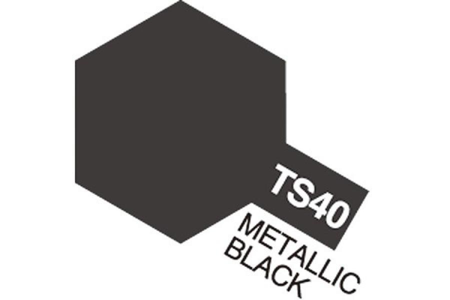 Tamiya TS-40 Metallic Black spraymaali