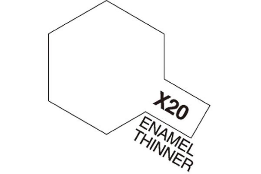 Tamiya Acrylic Mini X-20A Thinner 10ml ohennin