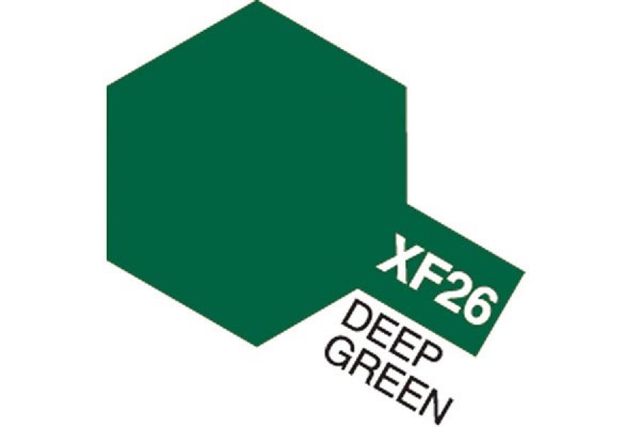 Tamiya Acrylic Mini XF-26 Deep Green akryylimaali