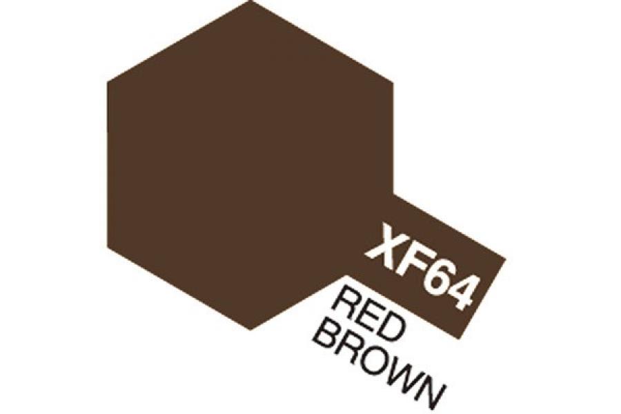 Tamiya Acrylic Mini XF-64 Red Brown akryylimaali