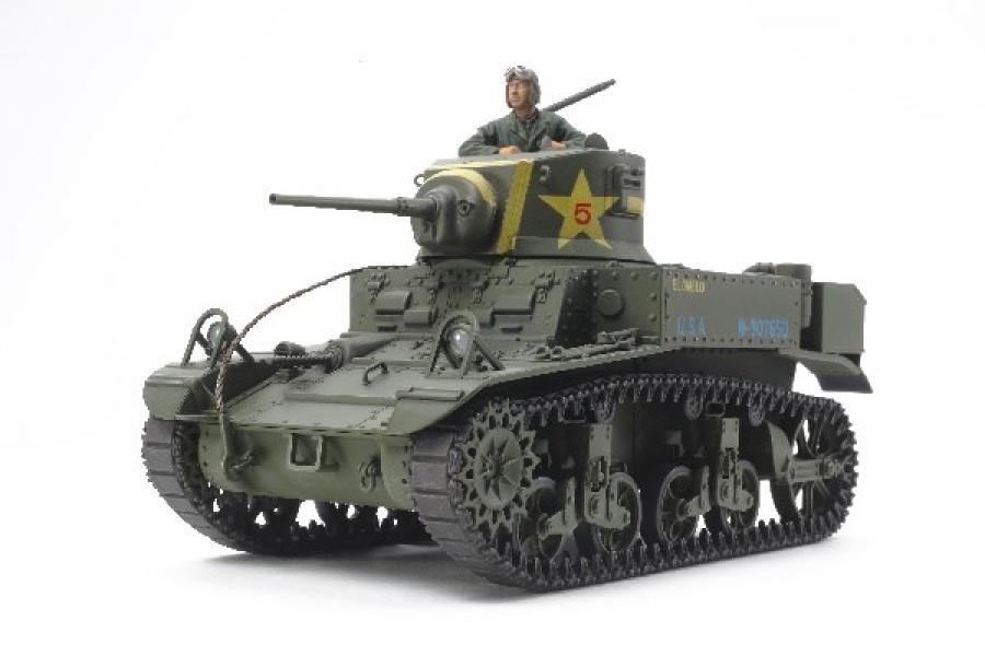 Tamiya 1/35 U.S. Light Tank M3 Stuart Late pienoismalli