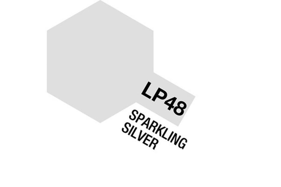 Tamiya Lacquer Paint LP-48 Sparkling Silver lakkamaali