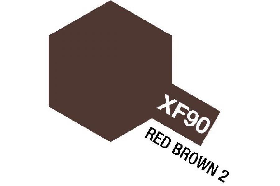 Tamiya Acrylic Mini XF-90 RED BROWN 2 akryylimaali