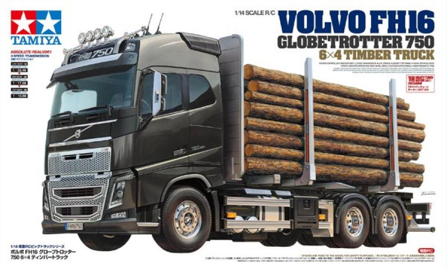 Tamiya Volvo FH16 Globetrotter 750 6x4 rc-kuorma-auto