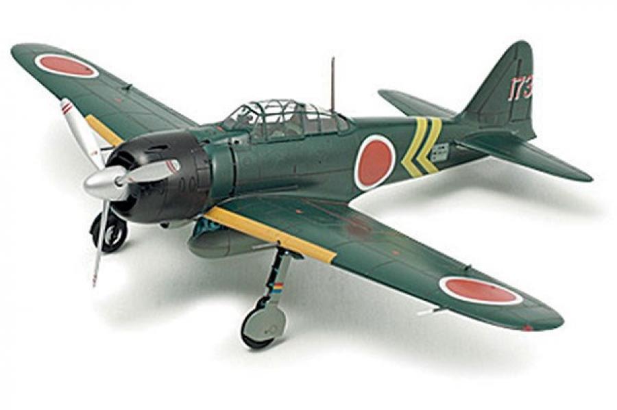 Tamiya 1/72 A6M3/3a Zero Model 22 (Zeke) pienoismalli