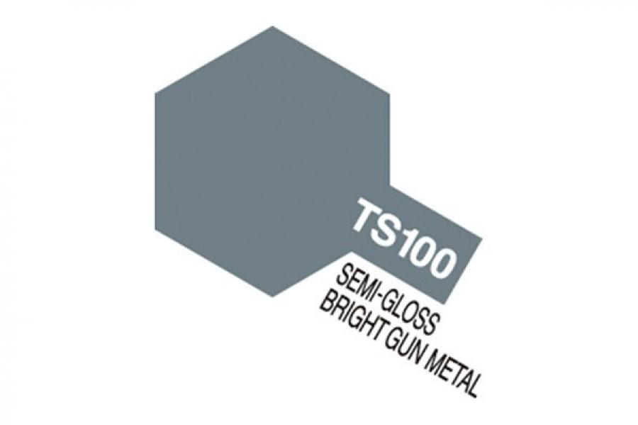 Tamiya Ts-100 Sg Bright Gun Metal spraymaali