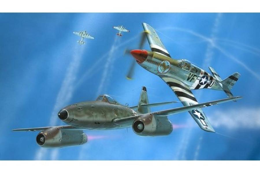 1:72 COMBAT SET ME262 & P-51B