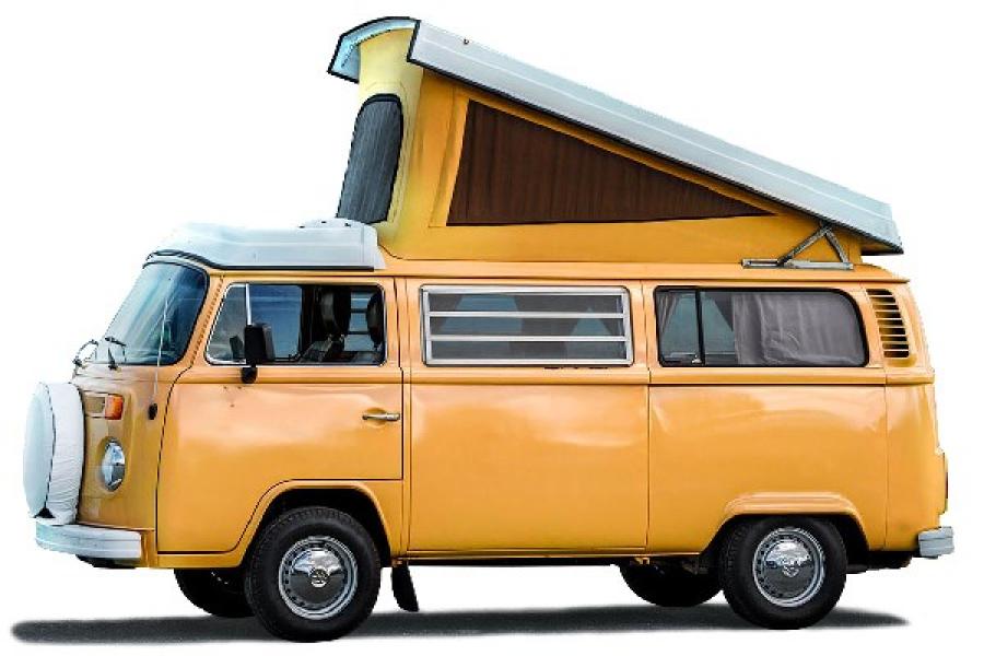 1:24 VW T2 Camper (easy click)  model kit 