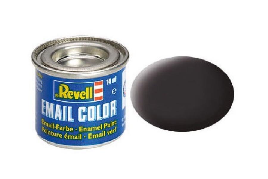 Revell Enamel 14 ml. tar black, mat (RAL9021)