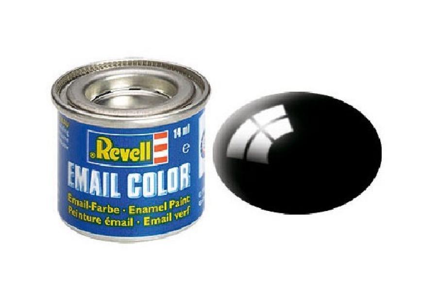 Enamel 14 ml. black, gloss (RAL9005)