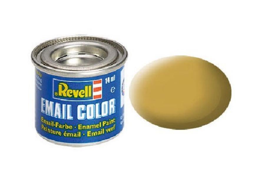Enamel 14 ml. sandy yellow, mat (RAL1024)