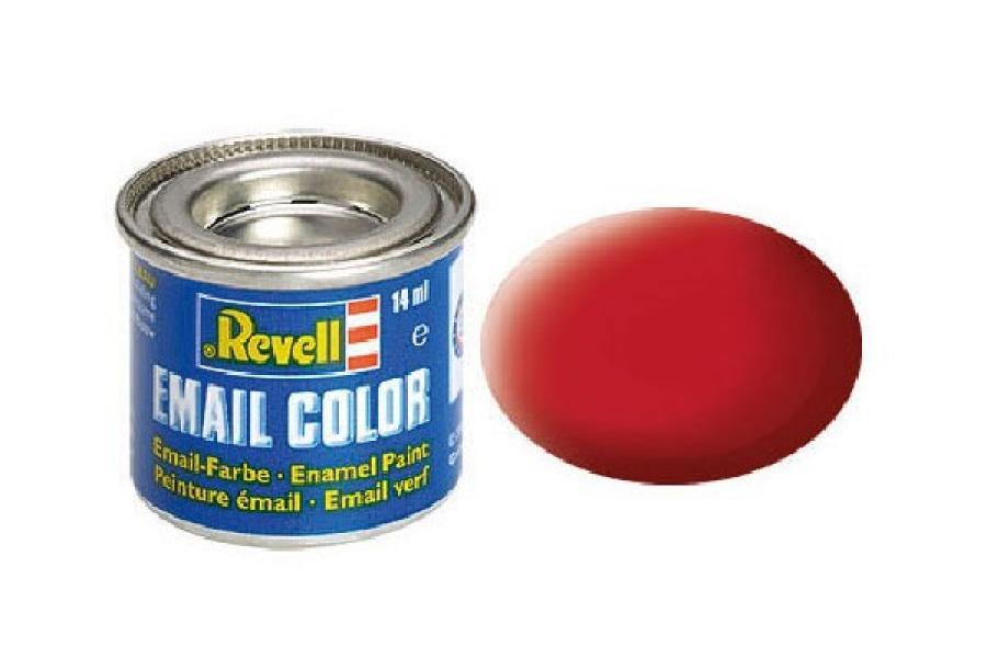 Enamel 14 ml. carmine red, mat (RAL3002)