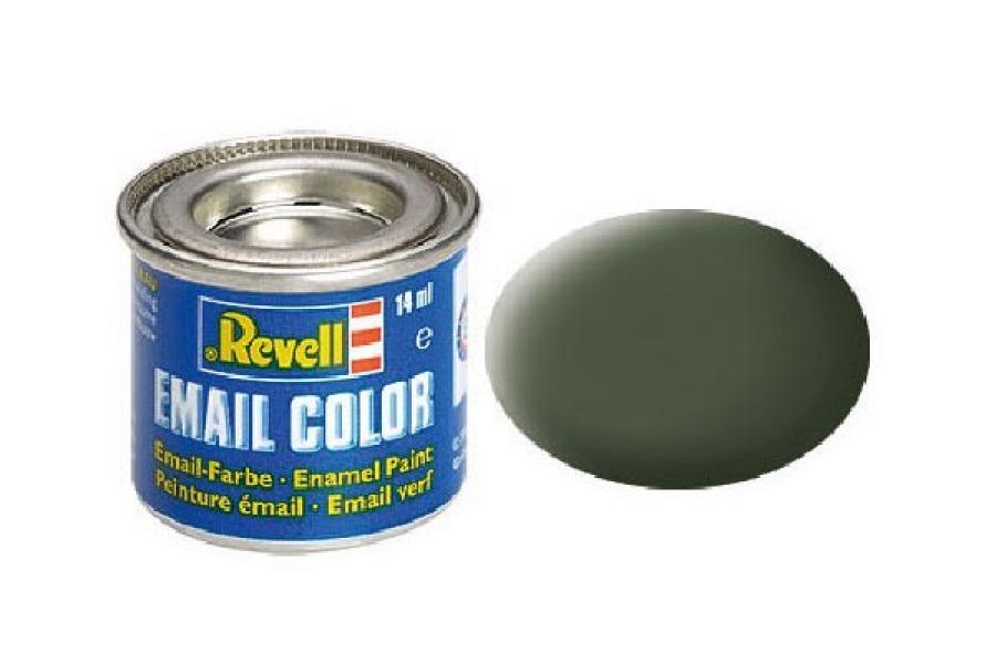 Revell Enamel 14 ml. bronze green mat (RAL6031)