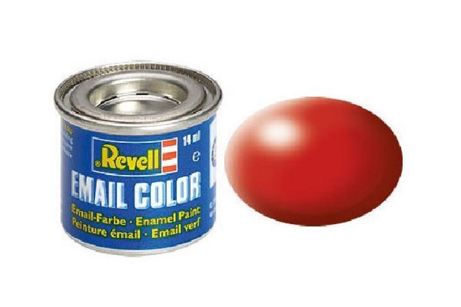 Revell Enamel 14 ml. fiery red silk (RAL3000)
