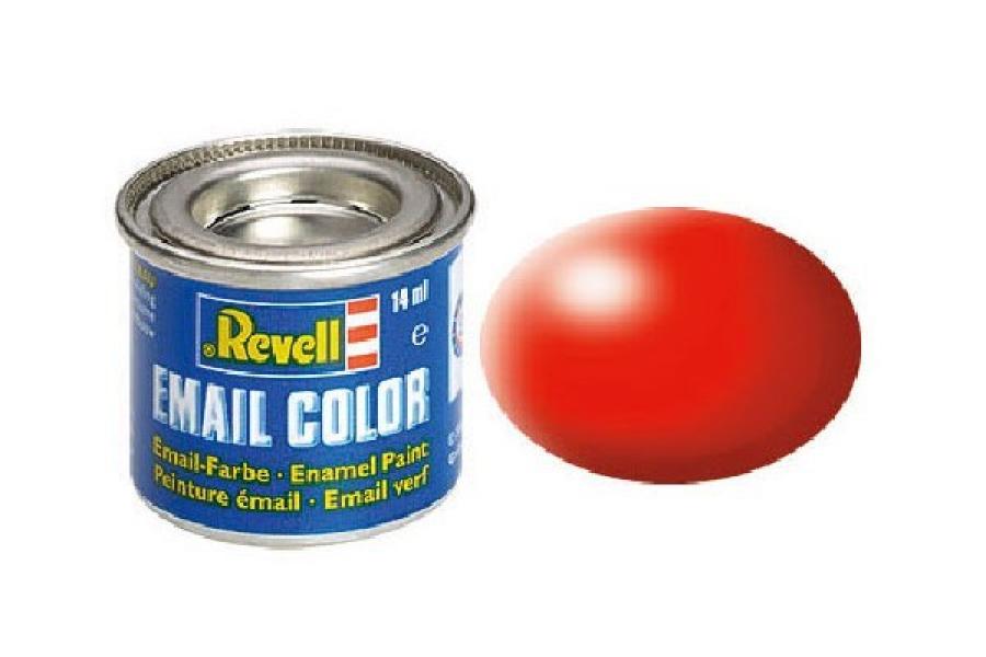 Enamel 14 ml. luminous red silk (RAL3024)