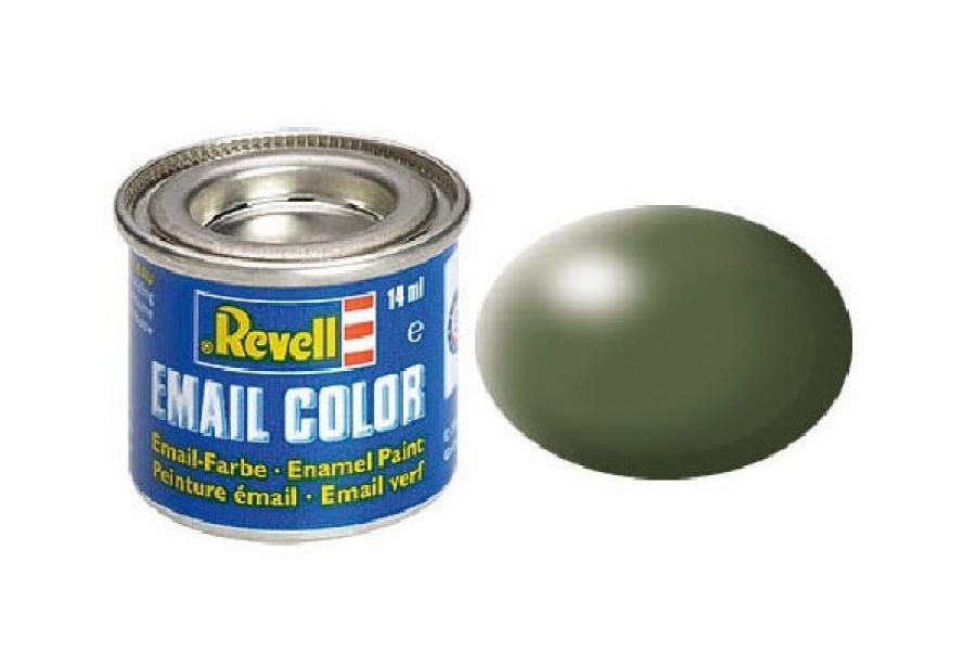 Revell Enamel 14 ml. olive green silk (RAL6003)