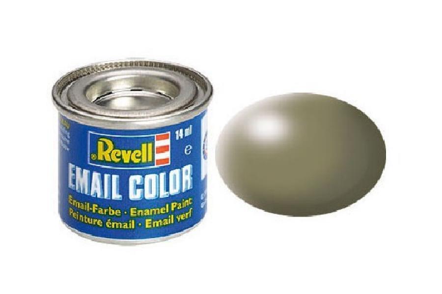 Revell Enamel 14 ml. greyish green silk (RAL6013)