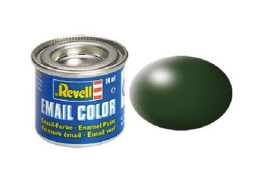 Enamel 14 ml. dark green silk (RAL6020)