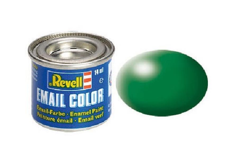 Revell Enamel 14 ml. leaf green silk (RAL6001)