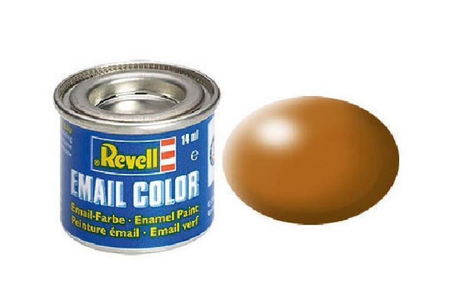 Revell Enamel 14 ml. wood brown silk (RAL8001)