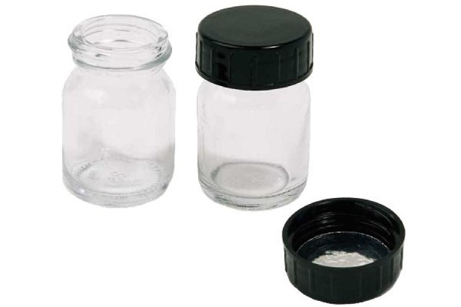 GLASS JAR WITH LID 25ml ( 1 kpl )