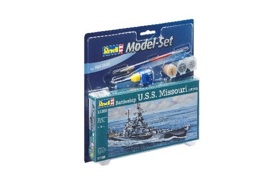 Revell 1:1200 Model Set U.S.S Missouri