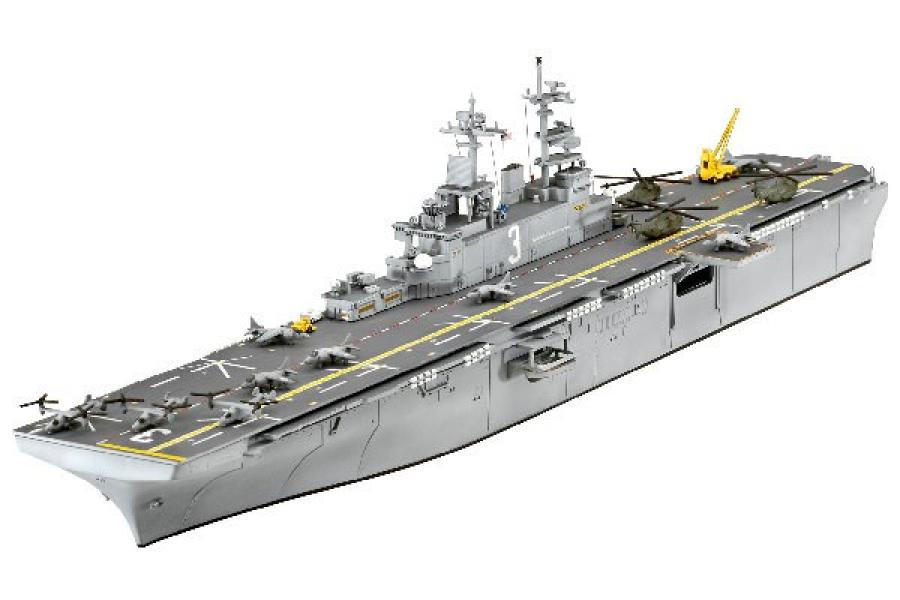 1/700 Model Set Assault Carrier USS WASP CLASS