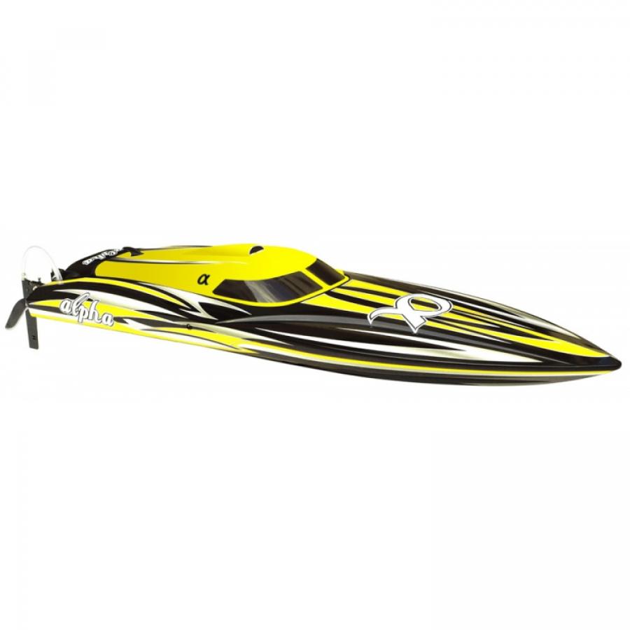 Alpha 1000mm Brushless V-Boat ARTR Yellow